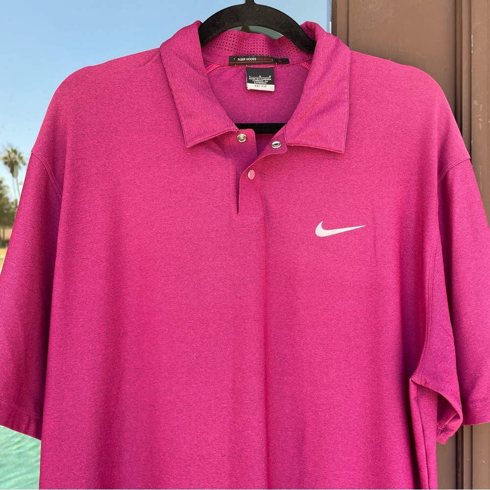Nike Tiger Woods TW Collection Burgundy Golf Polo from Paradise Valley CC
